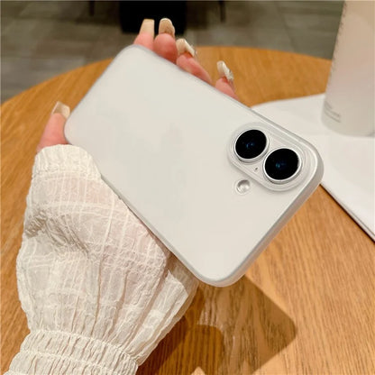 For iPhone 16 Case Anti-Drop Matte Hard PC Phone Cover