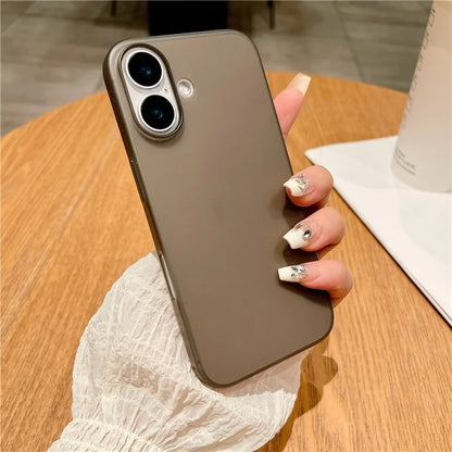 For iPhone 16 Case Anti-Drop Matte Hard PC Phone Cover