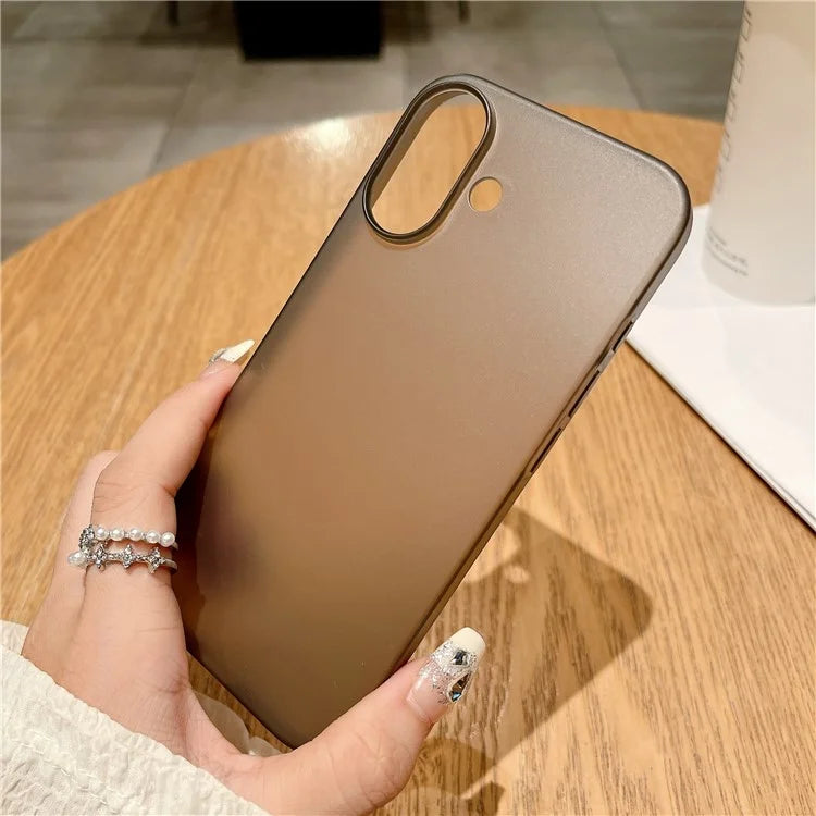 For iPhone 16 Case Anti-Drop Matte Hard PC Phone Cover