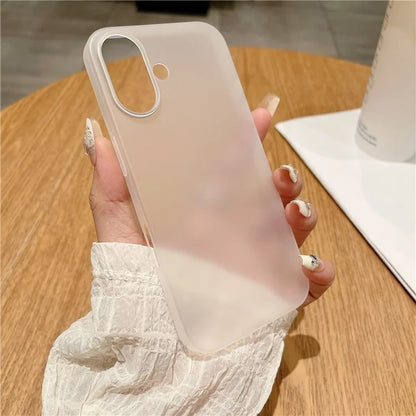 For iPhone 16 Plus Case Anti-Drop Matte Hard PC Phone Cover