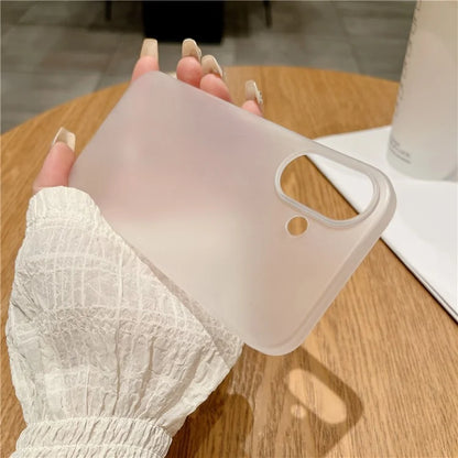 For iPhone 16 Plus Case Anti-Drop Matte Hard PC Phone Cover