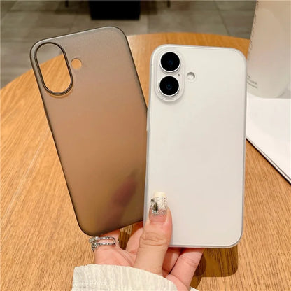 For iPhone 16 Plus Case Anti-Drop Matte Hard PC Phone Cover