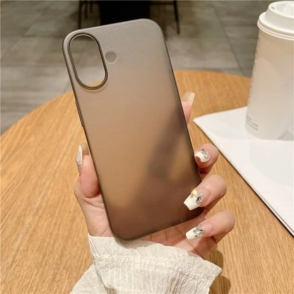 For iPhone 16 Plus Case Anti-Drop Matte Hard PC Phone Cover