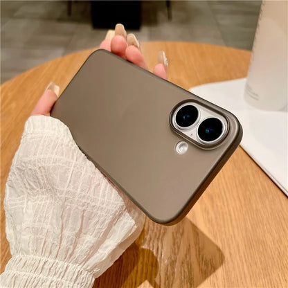 For iPhone 16 Plus Case Anti-Drop Matte Hard PC Phone Cover