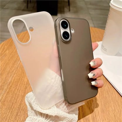For iPhone 16 Plus Case Anti-Drop Matte Hard PC Phone Cover