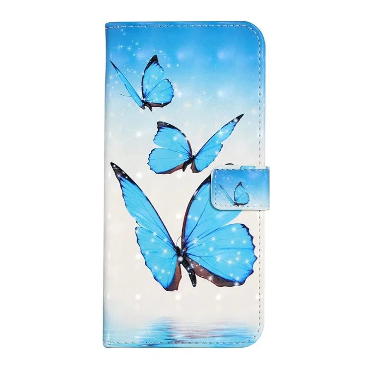 For Google Pixel 9 Pro XL Case 3D Creative Pattern PU Leather Stand Phone Cover