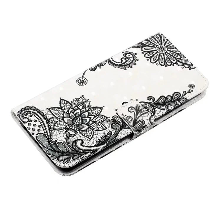 For Google Pixel 9 Pro XL Case 3D Creative Pattern PU Leather Stand Phone Cover