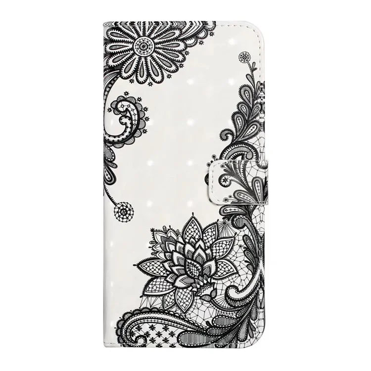 For Google Pixel 9 Pro XL Case 3D Creative Pattern PU Leather Stand Phone Cover