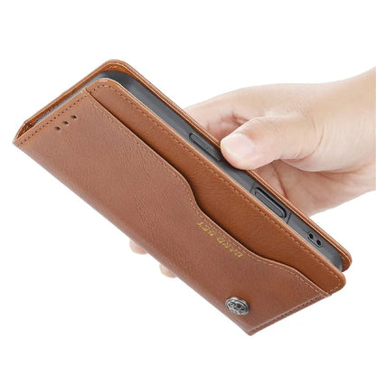For iPhone 16 Pro Cell Phone Case Magnetic Closing PU Leather Stand Cover