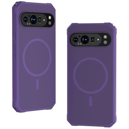 For Google Pixel 9 Pro XL Case Compatible with MagSafe Protective TPU+PC Hybrid Phone Cover