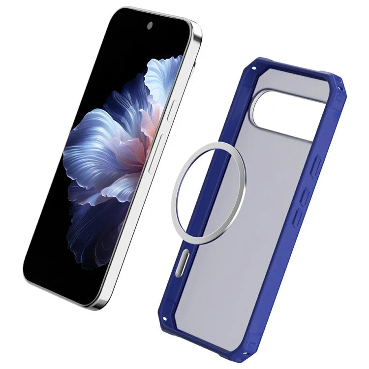 For Google Pixel 9 Pro XL Case Compatible with MagSafe Protective TPU+PC Hybrid Phone Cover