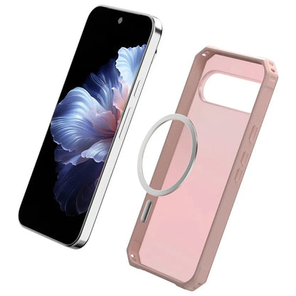 For Google Pixel 9 Pro XL Case Compatible with MagSafe Protective TPU+PC Hybrid Phone Cover