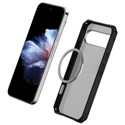 For Google Pixel 9 Pro XL Case Compatible with MagSafe Protective TPU+PC Hybrid Phone Cover