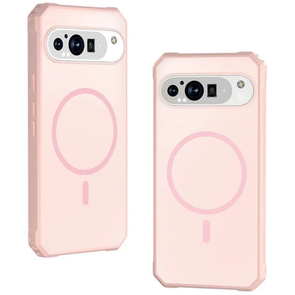 For Google Pixel 9 / 9 Pro Case Compatible with MagSafe Protective TPU+PC Hybrid Phone Cover