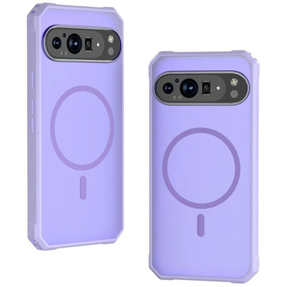 For Google Pixel 9 / 9 Pro Case Compatible with MagSafe Protective TPU+PC Hybrid Phone Cover