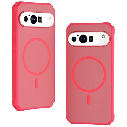 For Google Pixel 9 / 9 Pro Case Compatible with MagSafe Protective TPU+PC Hybrid Phone Cover