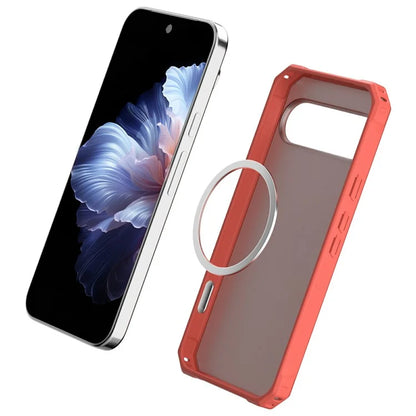 For Google Pixel 9 / 9 Pro Case Compatible with MagSafe Protective TPU+PC Hybrid Phone Cover