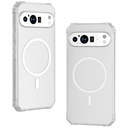 For Google Pixel 9 / 9 Pro Case Compatible with MagSafe Protective TPU+PC Hybrid Phone Cover