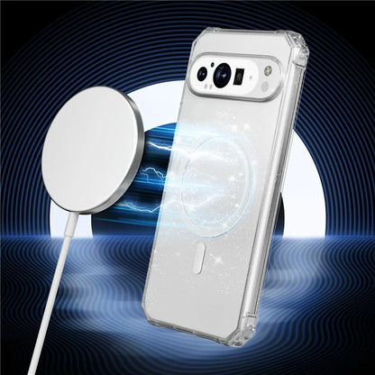 For Google Pixel 9 / 9 Pro Case Compatible with MagSafe Protective TPU+PC Hybrid Phone Cover