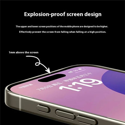 GKK For iPhone 16 Pro Max Case Textured PU Leather Covered TPU+PC Anti-Fingerprint Phone Cover