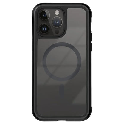 KZDOO For iPhone 16 Pro Max Case Compatible with MagSafe Metal Frame TPU+PC Phone Cover