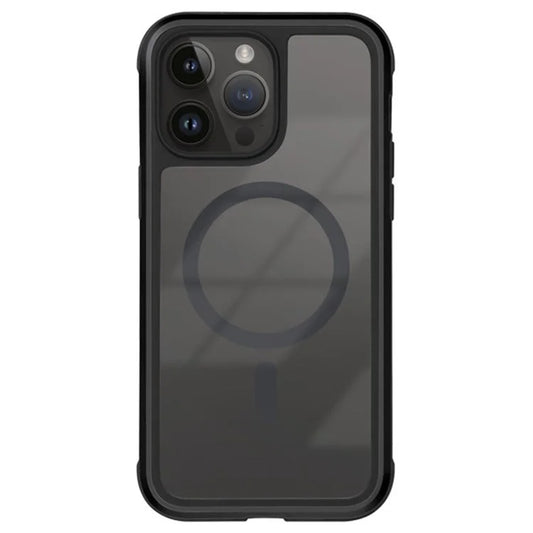 KZDOO For iPhone 16 Pro Max Case Compatible with MagSafe Metal Frame TPU+PC Phone Cover