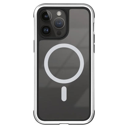 KZDOO For iPhone 16 Pro Max Case Compatible with MagSafe Metal Frame TPU+PC Phone Cover