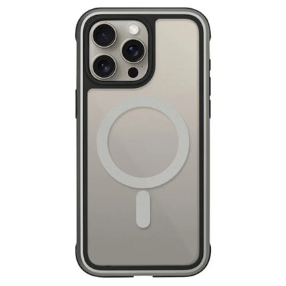 KZDOO For iPhone 16 Pro Max Case Compatible with MagSafe Metal Frame TPU+PC Phone Cover