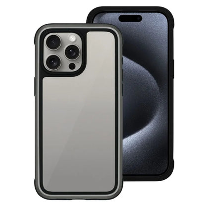 KZDOO For iPhone 16 Pro Max Case Shockproof TPU+PC+Metal Frame ARES Phone Cover