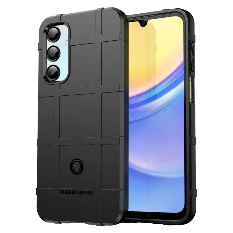 For Samsung Galaxy A16 5G Case Grid Design Soft TPU Scratch-Proof Phone Cover