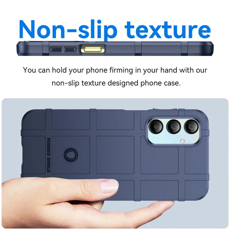 For Samsung Galaxy A16 5G Case Grid Design Soft TPU Scratch-Proof Phone Cover