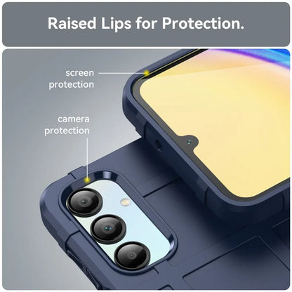For Samsung Galaxy A16 5G Case Grid Design Soft TPU Scratch-Proof Phone Cover