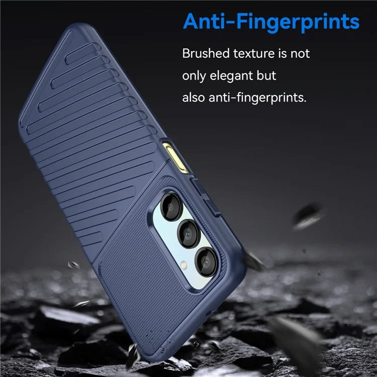 For Samsung Galaxy A16 5G Case Twill Texture TPU Shockproof Protective Phone Cover