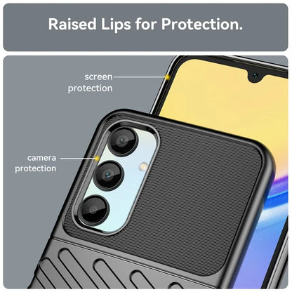 For Samsung Galaxy A16 5G Case Twill Texture TPU Shockproof Protective Phone Cover
