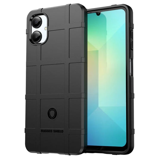 For Samsung Galaxy A06 Case Grid Design Soft TPU Scratch-Proof Phone Cover