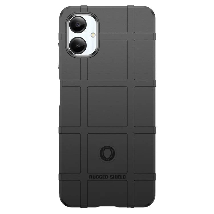 For Samsung Galaxy A06 Case Grid Design Soft TPU Scratch-Proof Phone Cover