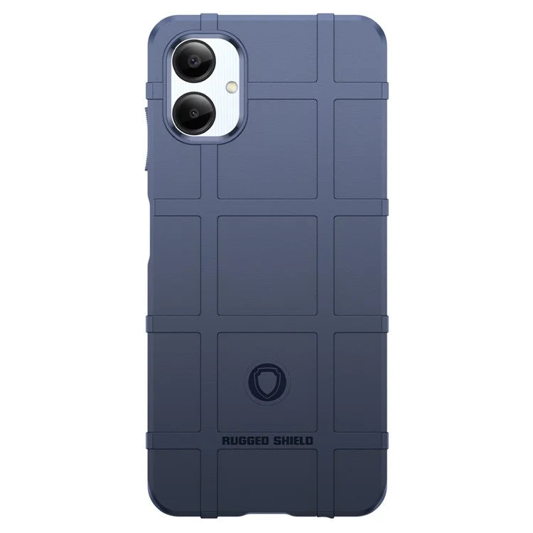 For Samsung Galaxy A06 Case Grid Design Soft TPU Scratch-Proof Phone Cover