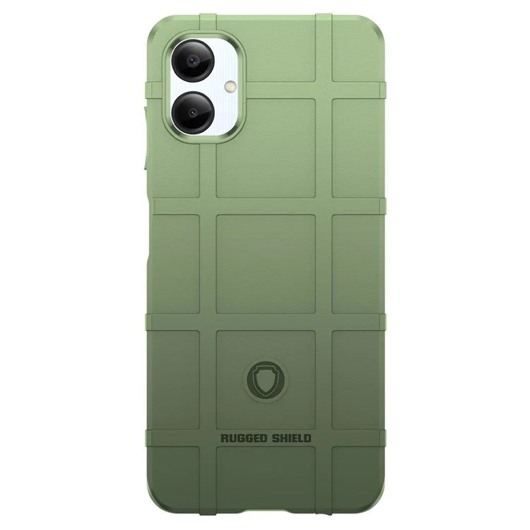 For Samsung Galaxy A06 Case Grid Design Soft TPU Scratch-Proof Phone Cover