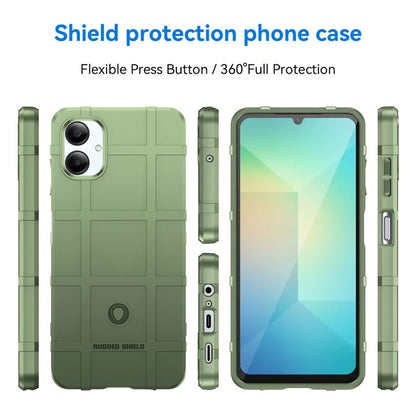 For Samsung Galaxy A06 Case Grid Design Soft TPU Scratch-Proof Phone Cover