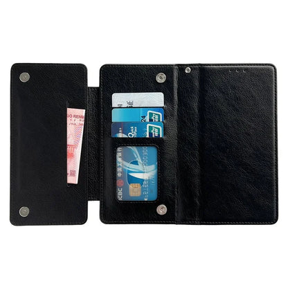 For iPhone 16 Pro Max Case Detachable 2-in-1 Magnetic Closure PU Leather Wallet Phone Case
