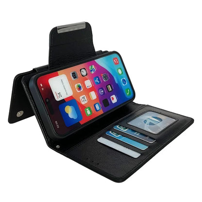 For iPhone 16 Pro Max Case Detachable 2-in-1 Magnetic Closure PU Leather Wallet Phone Case