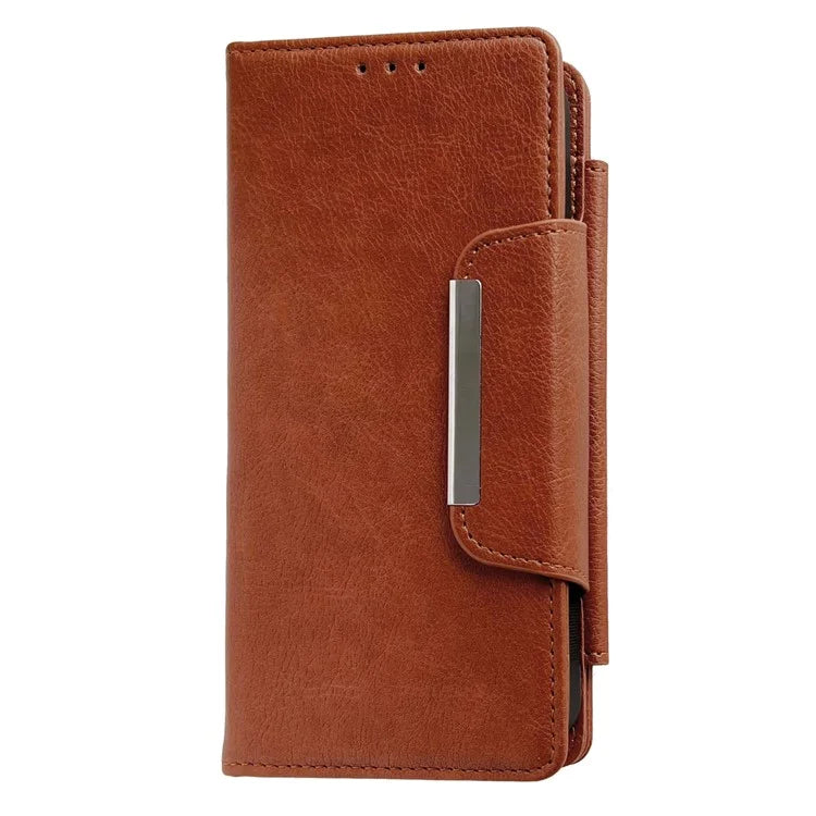 For iPhone 16 Pro Max Case Detachable 2-in-1 Magnetic Closure PU Leather Wallet Phone Case