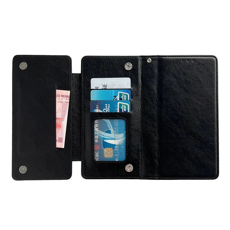 For iPhone 16 Plus Case Detachable 2-in-1 Magnetic Closure PU Leather Wallet Phone Case