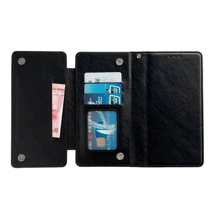 For iPhone 16 Plus Case Detachable 2-in-1 Magnetic Closure PU Leather Wallet Phone Case