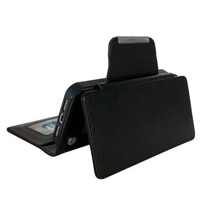 For iPhone 16 Plus Case Detachable 2-in-1 Magnetic Closure PU Leather Wallet Phone Case