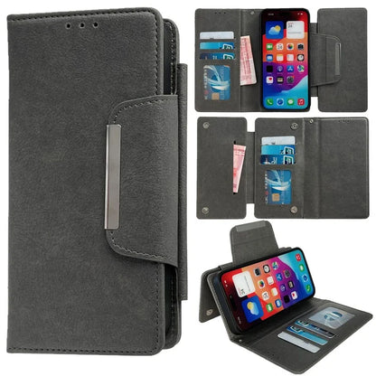 For iPhone 16 Plus Case Detachable 2-in-1 Magnetic Closure PU Leather Wallet Phone Case