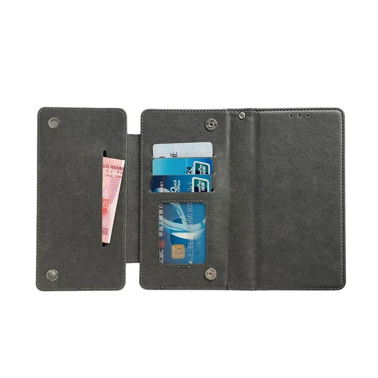 For iPhone 16 Plus Case Detachable 2-in-1 Magnetic Closure PU Leather Wallet Phone Case