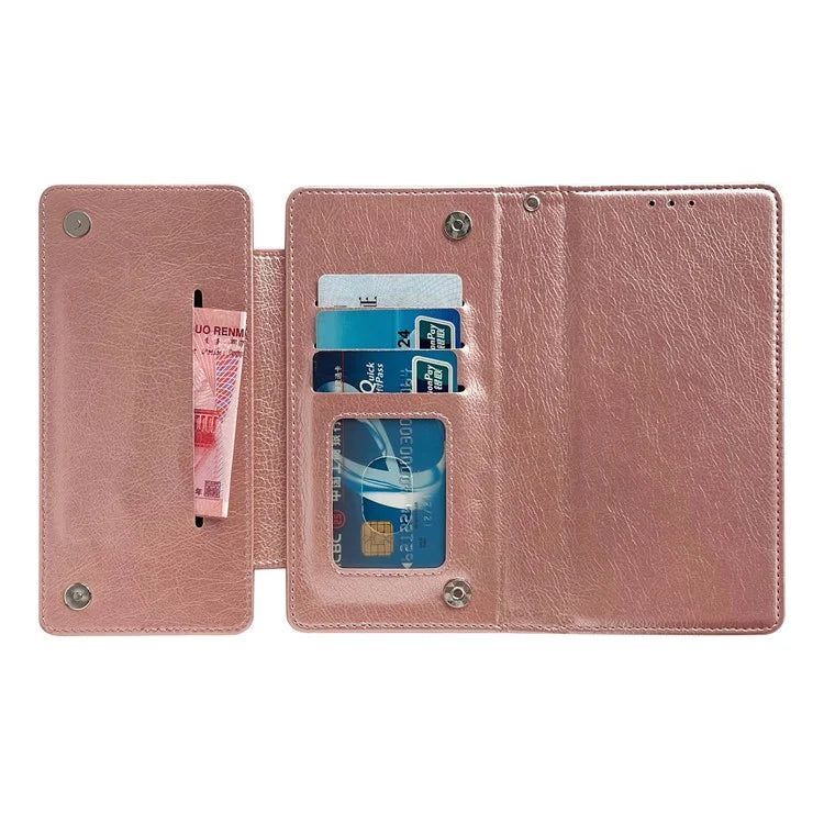 For iPhone 16 Plus Case Detachable 2-in-1 Magnetic Closure PU Leather Wallet Phone Case