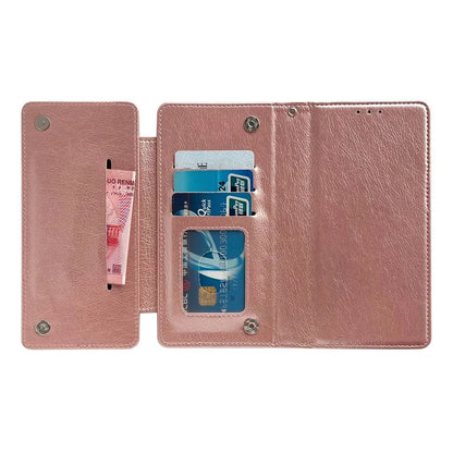For iPhone 16 Plus Case Detachable 2-in-1 Magnetic Closure PU Leather Wallet Phone Case