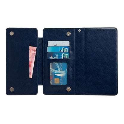 For iPhone 16 Plus Case Detachable 2-in-1 Magnetic Closure PU Leather Wallet Phone Case